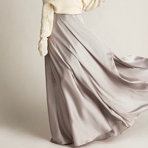 Silver skirt. Never worn, with tags.